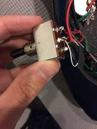 It has just 2 prongs: Replacing Box Style Toggle Switch With Open Toggle Ultimate Guitar