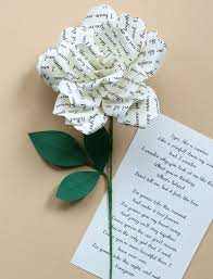 After one year of marriage, it's traditional to give a paper gift. 1st Anniversary Gift Ideas Paper Wedding Anniversary Paper Roses Paper Gifts Anniversary Paper Gifts