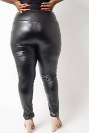 Plus Size Faux Leather High Waisted Legging Bposh Beauty Bar Boutique High Waisted Leather Leggings Leather Pants Women Leather Leggings Outfit