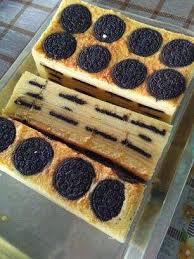 Resepi kek lapis ni aznie cipta bila tengok stok oreo ada banyak dirumah. Resepi Kek Lapis Oreo Bakar