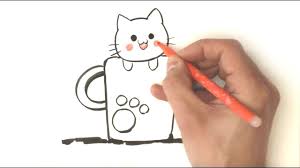 Easy cute kitten drawing tutorial. How To Draw A Kitten Easy Draw Step By Step Simple And Fast Kitten Drawing Drawings Kitten