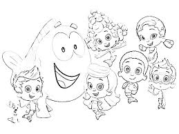 Free printable bubble guppies coloring pages for kids! Bubble Guppies Coloring Pages For Printable 2607 Bubble Guppies Coloring Pages Coloringtone Book