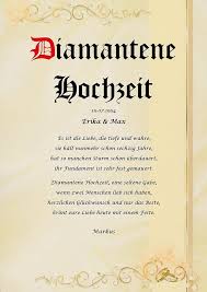 Sie sind eine großartige möglichkeit, wichtige besondere tage mit freunden und familie zu teilen. Bildergebnis Fur Diamantene Hochzeit Spruche Diamantene Hochzeit Spruche Diamantene Hochzeit Spruche Hochzeit