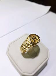 Apa akan terjadi jika kita resize cincin? Jual Cincin Emas 24 Karat Huruf K Berat 12 05 Gram Size 22 24 Carat Gold Mens Ring Di Lapak Toko Emas Princess Jewellery Bukalapak