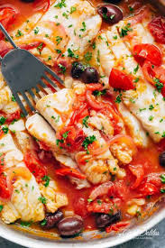 Pan Seared Fish With Tomatoes Olives Cafe Delites In 2020 Seared Fish Seafood Recipes Delicious Healthy Recipes