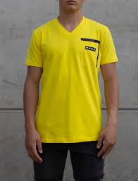 Décliné dans nos nombreux coloris, pour toutes. T Shirt Jaune Col V Homme G4 Dimension