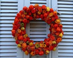 Autumn Wreath Physalis Google Search Lampionblume Basteln Deko Physalis Deko
