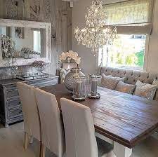 Elegant Rustic Glam Wall Decor Modern Farmhouse Dining Room Modern Farmhouse Dining Room Decor Farmhouse Dining Room