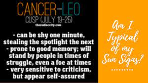 Thus, when you met your cancer, you instinctively knew this person has traits you wish you had, and knows things about the world you wish you knew. 228 Am I A Typical Leo Or Cancer Vr To Kelly Ann Maddox Youtube