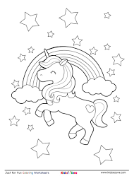 There is a huge large increase in coloring publications specifically for people in the last 6 or 7 years. Unicorn Rainbow Coloring Page Kidzezone