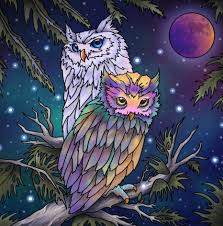 Select from 35987 printable coloring pages of cartoons, animals, nature, bible and many more. Colorful Owl Painting Owl Coloring Pages Animal Coloring Pages Star Coloring Pages