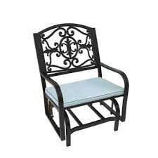 Havenside home avalon cast aluminum glider bench with seat bronze. Cast Aluminum Outdoor Gliders Patio Chairs The Home Depot