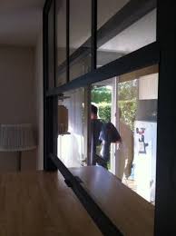 Fenetre Americaine Passe Plat Interieur Cuisine Verriere Maison Cuisine Ouverte Verriere