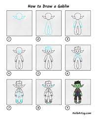 How To Draw A Goblin - Helloartsy