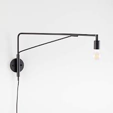 Innovations lighting mia 1 light 7 inch matte black sconce. Nors Matte Black Wall Sconce Reviews Crate And Barrel