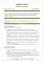 Clinical Nurse Manager Resume Samples Qwikresume