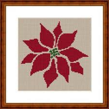Poinsettia Free Cross Stitch Patterns And Charts Www Free