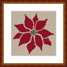 poinsettia free cross stitch patterns and charts www free