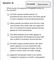 Solved Question 16 0 5 Points Save Answer What Causes The Chegg Com