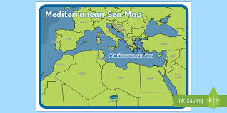 Pin july 30, 2021 8:58:29 pm. The Mediterranean Sea Map