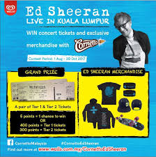 Want to see ed sheeran in concert? Facebook