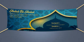 Mohon maaf apabila banyak kesalahan dalam penulisan artikel. Spanduk Halal Bihalal Cdr