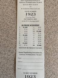 Sold - Kansas Trapshooting Association Inc. Annual Raffle Ticket Fundraiser  $12,500 in Cash Prizes! | Trapshooters Forum