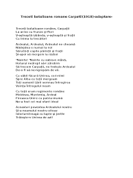 A apărut maneaua „treceți batalioane române carpații! Treceti Batalioane Romane Carpatii