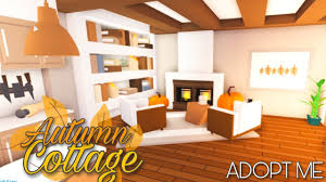 Today i am decorating the family home and showing you how elegant you can make a space on very little money. Autumn Cottage Tiny House Adopt Me Speed Build Roblox Youtube