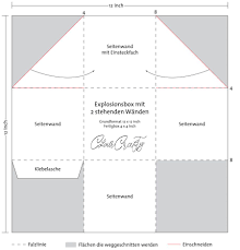 Tipps Zum Bau Einer Explosionsbox Mit Stehenden Wanden Explosionsbox Explosionsboxen Geschenkbox Basteln
