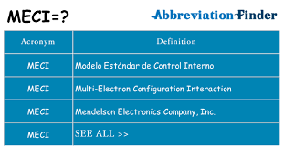 1981 becomes part of the elf aquitaine group. What Does Meci Mean Meci Definitions Abbreviation Finder