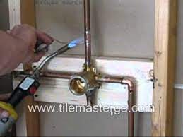Check spelling or type a new query. Shower Valve Replacement Brass Rough In Installation Copper Soldering How To Diy Delta Part 2 Youtube