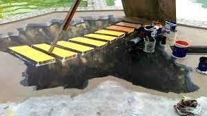 Cara membuat lukisan lantai 3d. Belajar Tehnik Dan Cara Gambar 3d Di Lantai Youtube