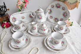 Tea Set Vintage Porcelain Chodziez Tea Set Polish Porcelain Etsy Tea Sets Vintage Tea Sets Vintage Porcelain Vintage Porcelain