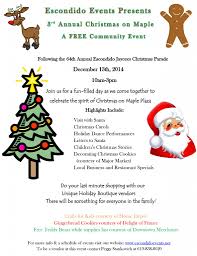 Butter, eggs, flour, sugar, spices, and a variety of nuts are basic ingredients. The 3rd Annual Christmas On Maple In Downtown Escondido