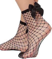 Socks with fishnets