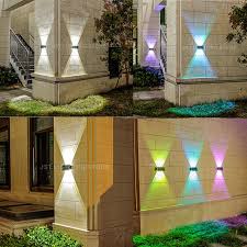 Solar LED Wall Light Outdoor Waterproof Garden Lights Wall Washer Villa Exterior  Wall Lamp Terrace Strong Brightness Solar Lamps - ElegantHomeGarden