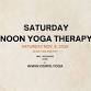 Saturday Noon Yoga Therapy event in Topanga, CA