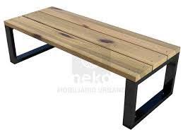Bancos De Madera Imagenes Buscar Con Google Madera Y Acero Bancos De Madera Madera Y Metal