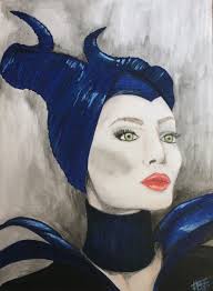 Différentes ellipses, on suit plusieurs personnages en même temps. Malefique Drawing By Marion Dekindt Artmajeur
