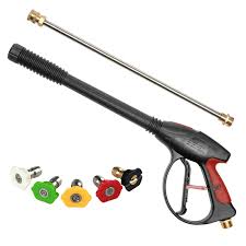 Portable water gun car wash sprayer cleaning jet high pressure water sprinkler. Yard Garden Outdoor Living 4000psi High Pressure Washer Sprayer Cleaner Car Wash Gun Wand Lance Nozzle Set Outdoor Power Equipment