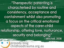 Therapeutic alternatives are good to know about. Therapeutic Parenting Australian Childhood Foundation Professionals