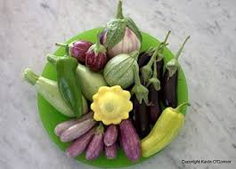 Shown Pattison Golden Marbre Scallop Squash In Middle From Top Moving Clockwise Rosa Bianca Eggpl Fruit And Veg Growing Veggies Stuffed Banana Peppers