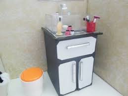 How To Make A Doll Bathroom Sink Youtube Diy Barbie Furniture Barbie Bathroom Barbie Furniture Tutorial