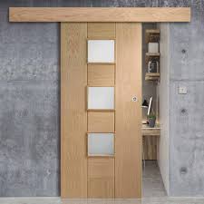 Maybe you would like to learn more about one of these? Single Sliding Door Wall Track Messina Oak Door Obscure Glass Unfinished Schuifdeur Messina The Doors
