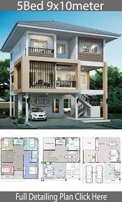 Weitere ideen zu haus grundriss, haus, grundriss. House Design Plan 9x10m With 5 Bedrooms Home Design With Plansearch Sims House Plans House Construction Plan House Front Design