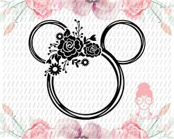 Download Floral Mickey Svg Novocom Top