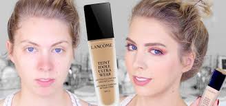 كريم اساس لانكوم بكل أنواعه مع مميزات وعيوب ودرجات لون وسعر كل نوع lancome foundation lancome foundation