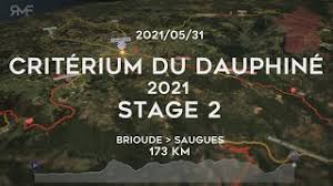 Billed as one of the last big showdowns before la grande boucle, the 2021 critérium du dauphiné takes in a. Criterium Du Dauphine 2021 Stage 2 8 Brioude Saugues Route Parcours Animation Profile Youtube