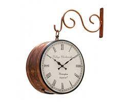 Maybe you would like to learn more about one of these? Dhawan Metal Double Sided Traditional Vintage Station Wall Clock Stationwallclock Brass Copper Id 19008234755